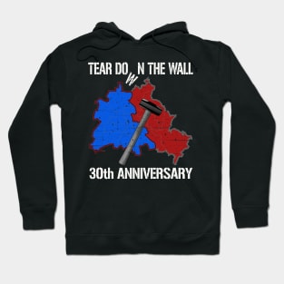 Tear Down the Wall Berlin Germany 30th Anniversary Hoodie